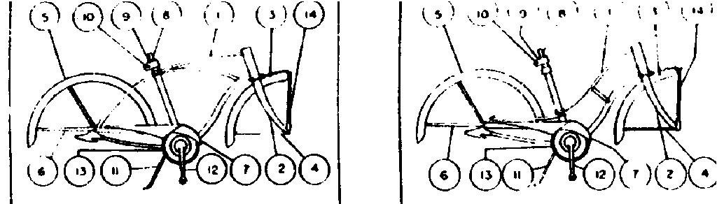Sears 50247890 frame assembly diagram