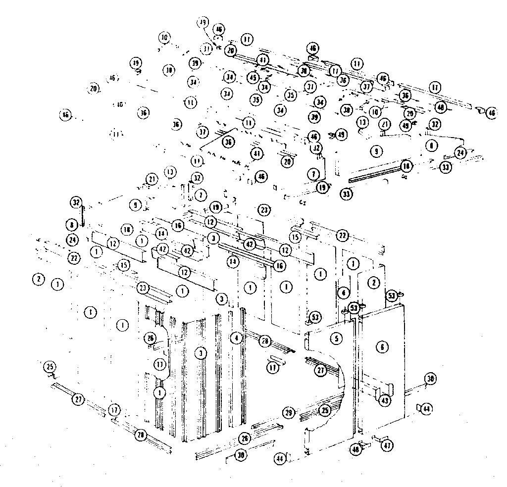 Sears 69660442 replacement parts diagram