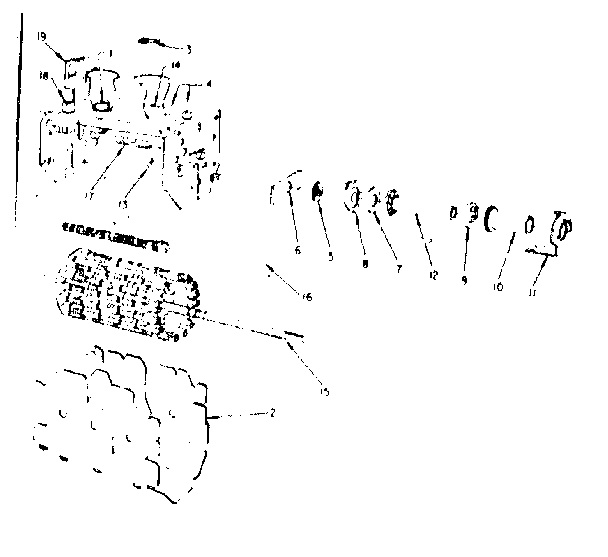 LXI 52870104 vhf tuner parts (95-413-0) diagram