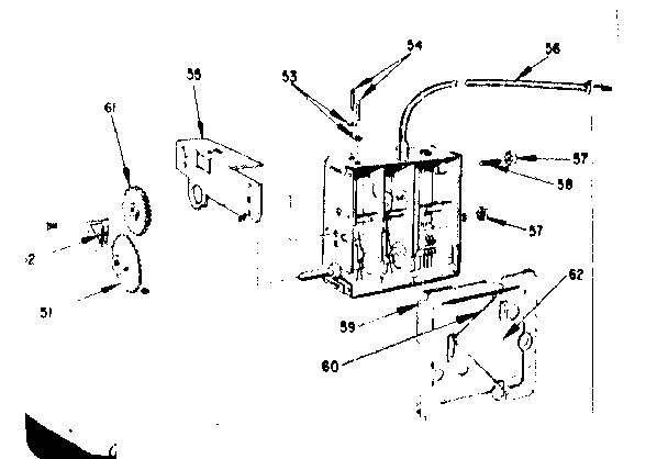 LXI 52870104 uhf tuner parts (95-405-0 & 95-422-0) diagram