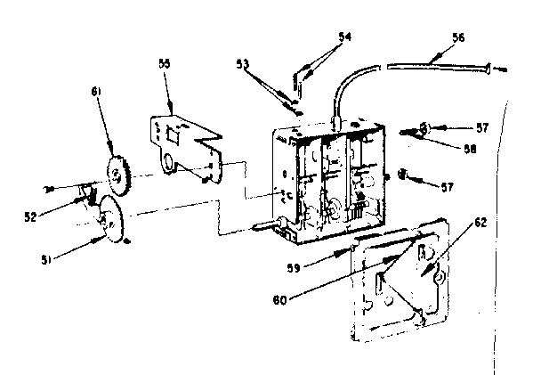 LXI 52870109 uhf tuner parts (95-405-0 & 95-442-0) diagram