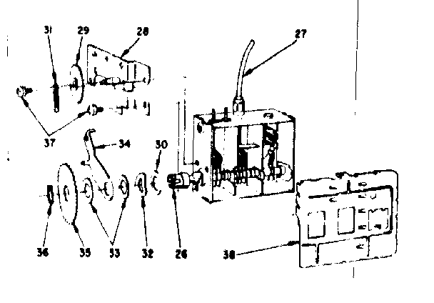 LXI 52870268 uhf tuner parts 95-570-4 (chassis 70266, 70267) diagram