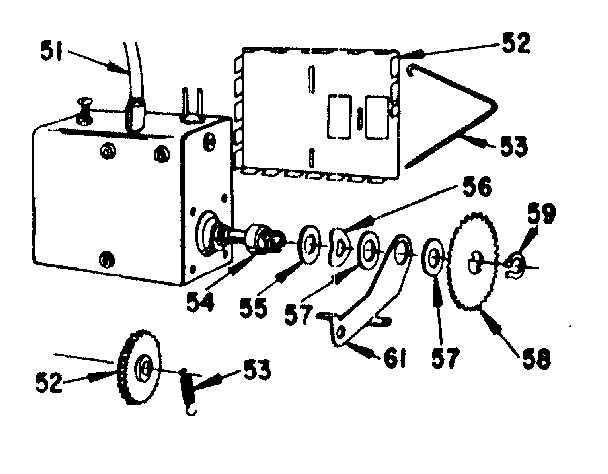 LXI 52871143 uhf tuner parts 95-570-9 diagram