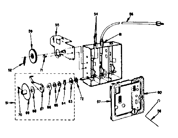 LXI 52871143 (95-580-4) (uhf) parts diagram