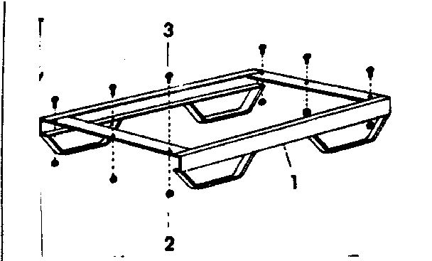 Craftsman 471450080 skid assembly for 110 gallon model diagram