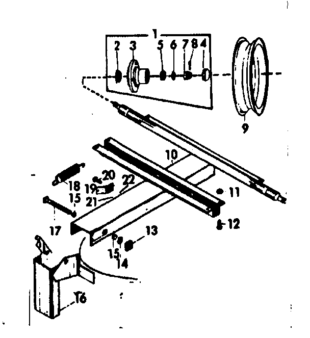 Craftsman 471450080 undercarriage assembly for 55 gallon cart diagram