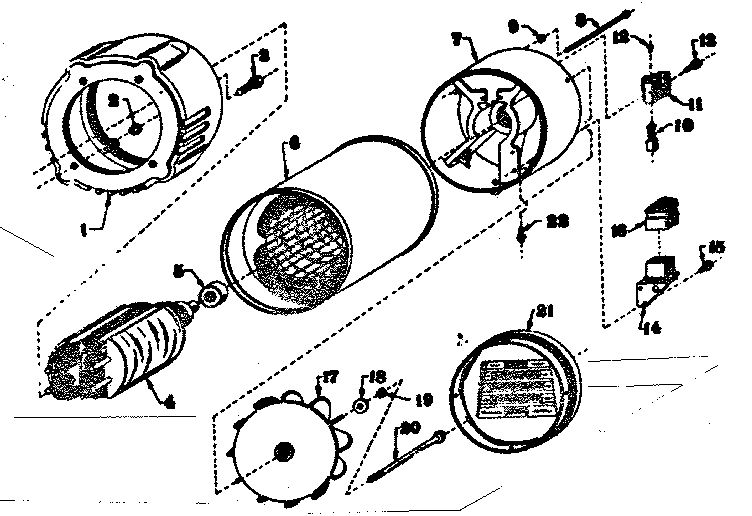Craftsman 580320227 stator assembly diagram