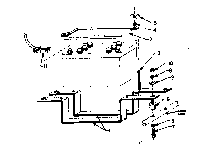 Craftsman 580320920 battery mounting diagram