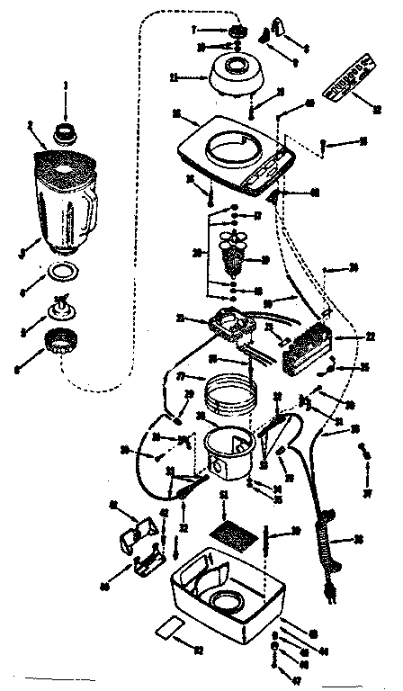 Kenmore 40082260 replacement parts diagram