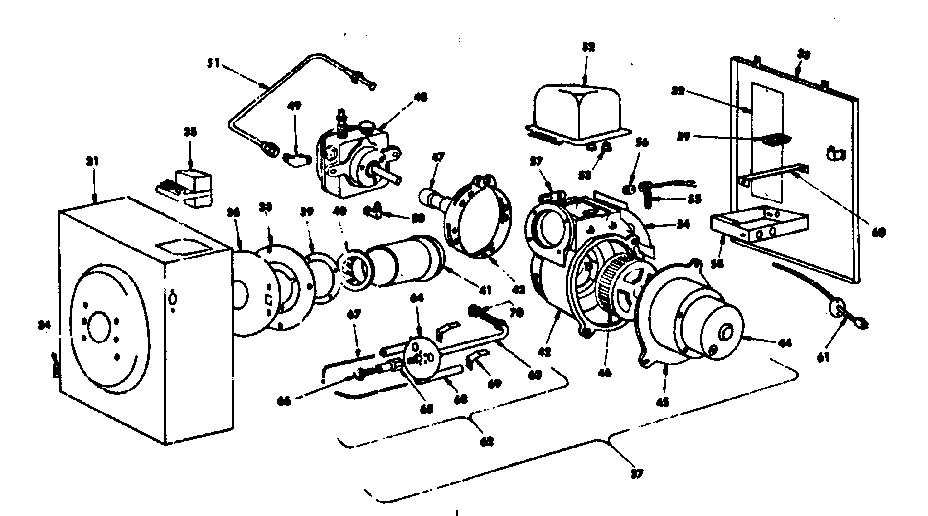 Kenmore 15574502 oil burner diagram