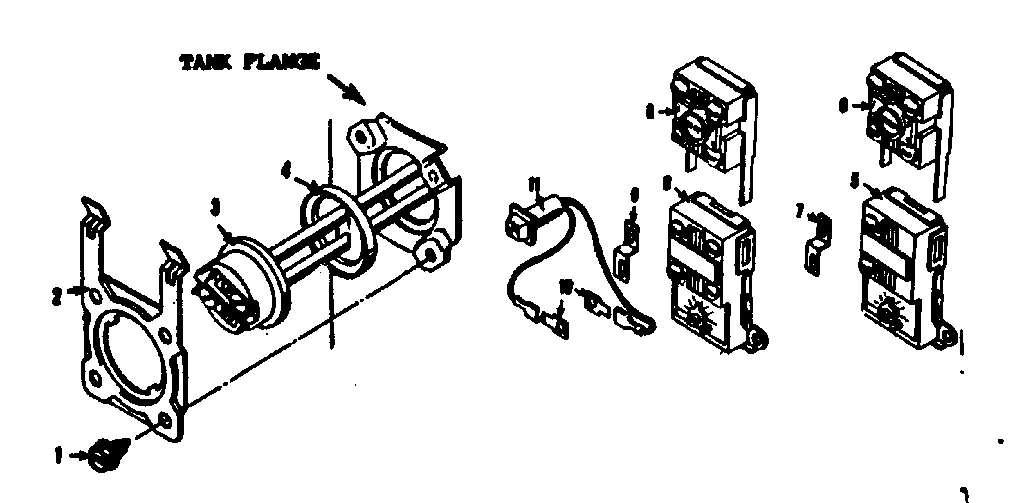 Kenmore 18332431 tank flange diagram