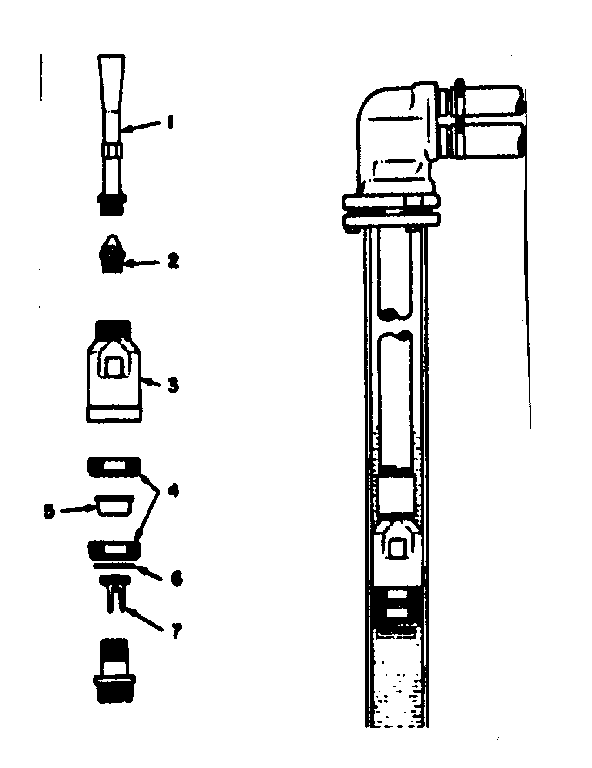 Kenmore 3902578 2 in. & 3 in. single pipe jets diagram