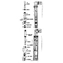 Kenmore 39025921 single pipe jets & double pipe jets diagram