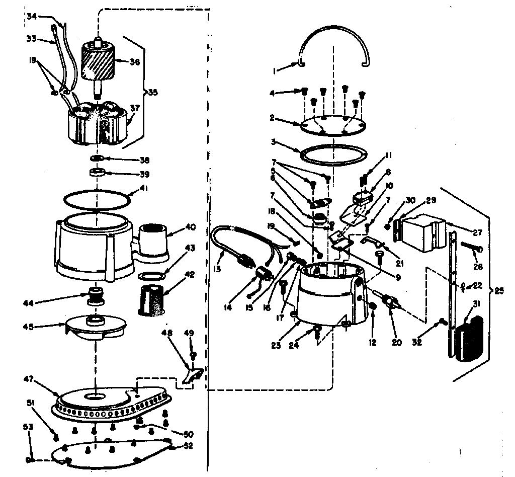 Craftsman 3903025 replacement parts diagram