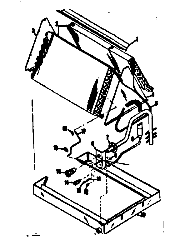 Kenmore 769814191 sears 'a' frame evaporator diagram