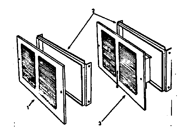 Kenmore 867721721 accessory rear register package 867.72144 diagram