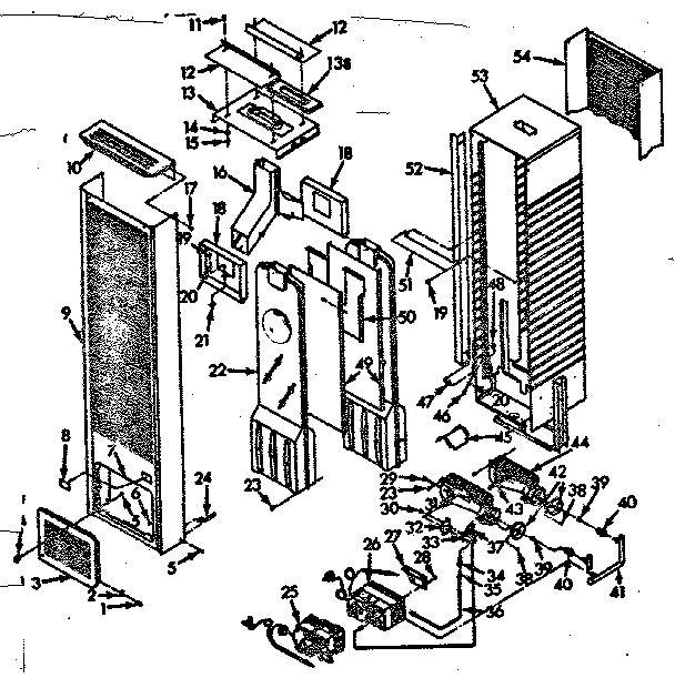 Kenmore 86773133 unit parts diagram