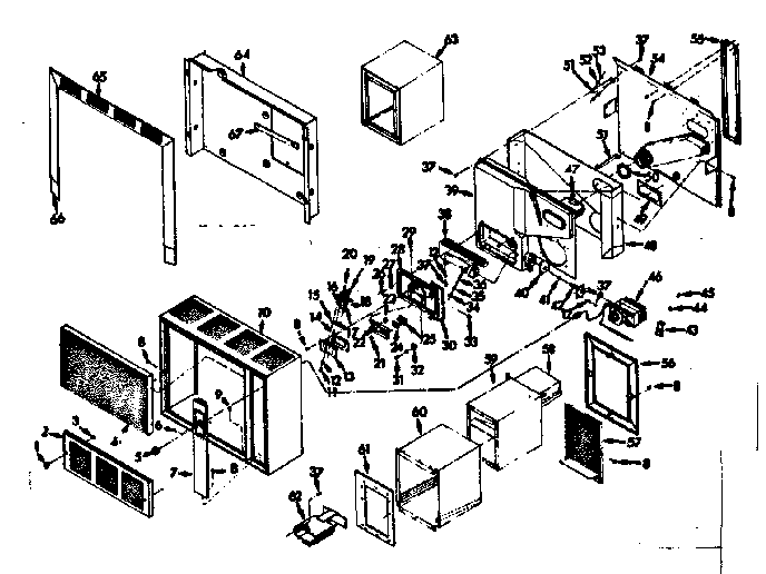 Kenmore 867734733 furnace assembly diagram