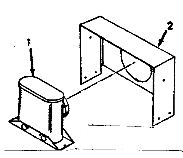 Kenmore 86773615 horizontal vent kit diagram