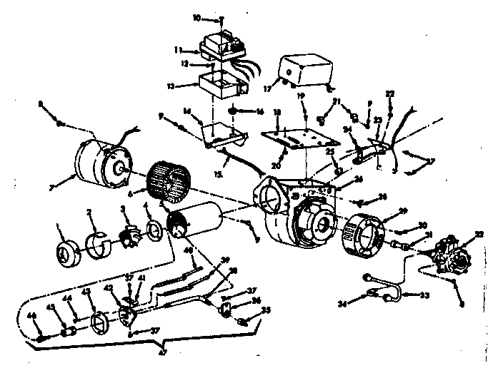 Kenmore 867742821 oil burner assembly diagram