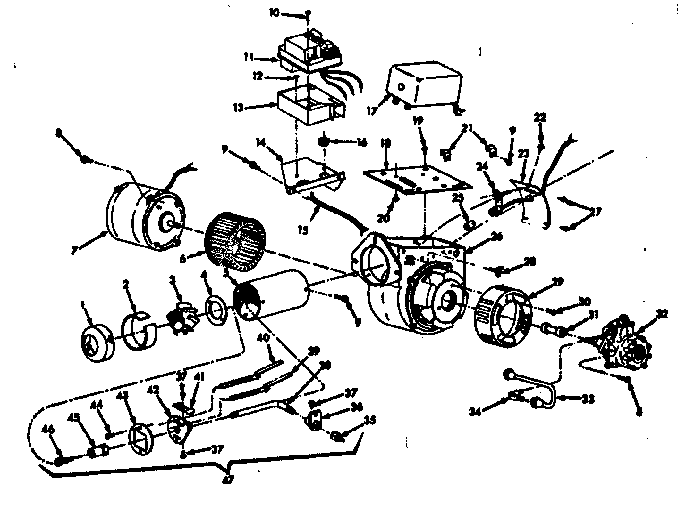 Kenmore 867744821 oil burner assembly diagram