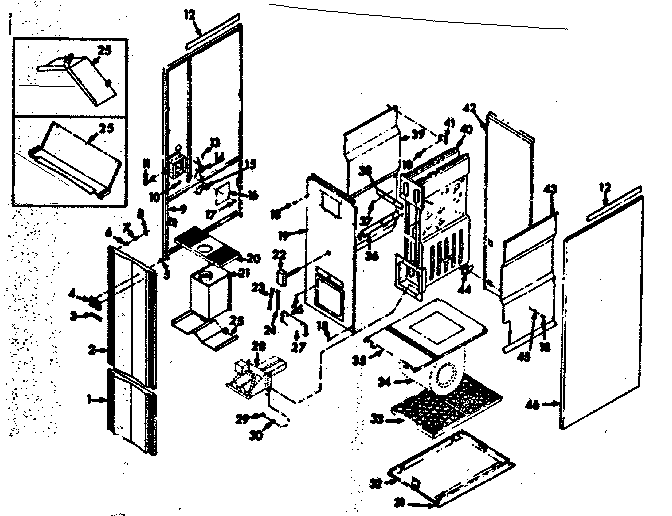 Kenmore 867763851 furnace assembly diagram