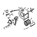 Kenmore 867763781 h-q blower assembly diagram