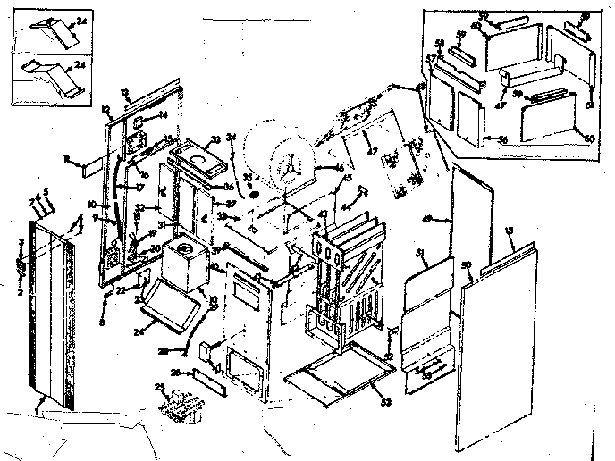 Kenmore 867765861 furnace assembly diagram