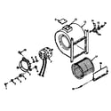 Kenmore 867765832 h-q blower assembly diagram