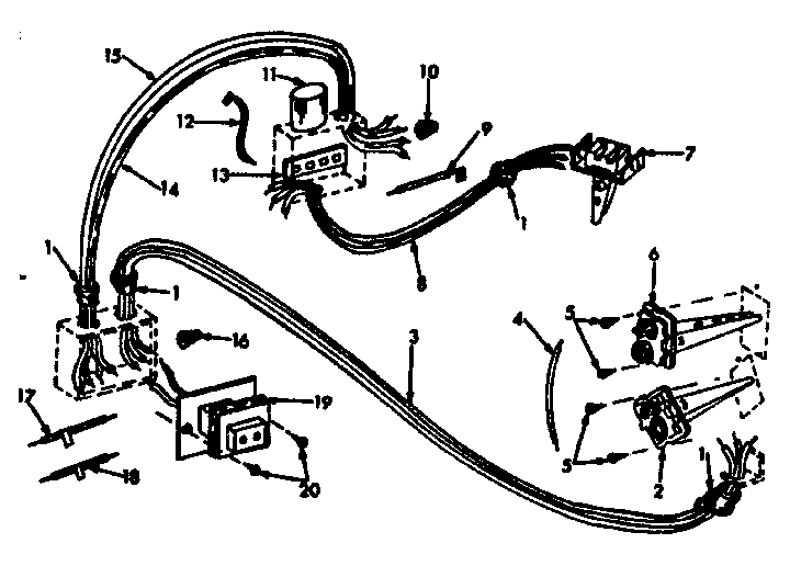 Kenmore 867766713 electrical system diagram
