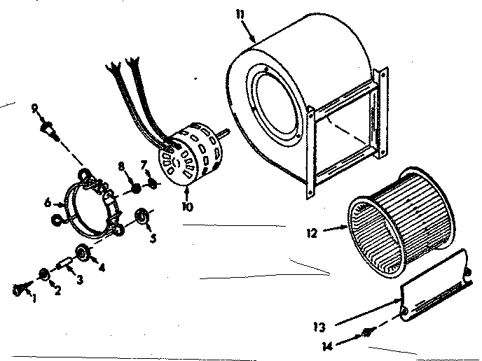 Kenmore 867766713 blower diagram