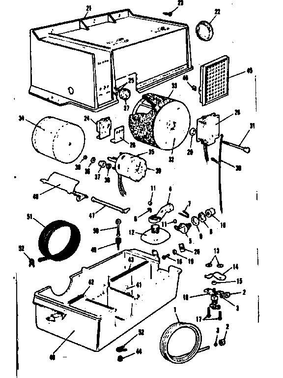 Kenmore 867769164 furnace humidifier assembly diagram