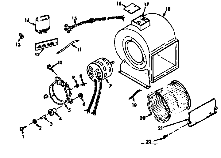 Kenmore 867769164 h-q blower assembly diagram