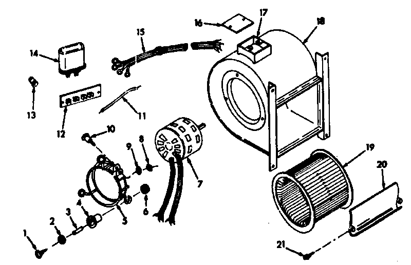 Kenmore 86776924 h-q blower assembly diagram