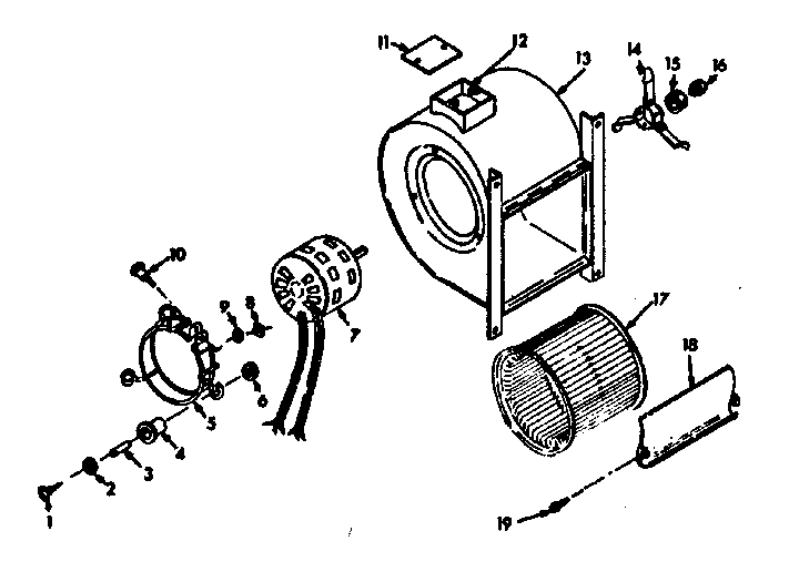 Kenmore 86777587 h-q blower asm diagram