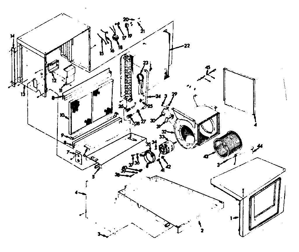 Kenmore 86781561 unit parts diagram