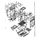 Kenmore 1066686342 cabinet parts diagram