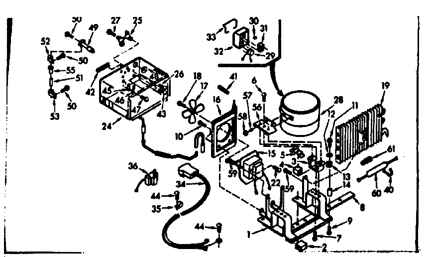 Kenmore 106678101 unit parts diagram