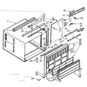 Kenmore 10670175 cabinet parts diagram