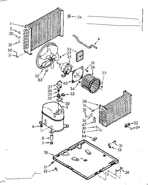 Kenmore 10670175 unit parts diagram