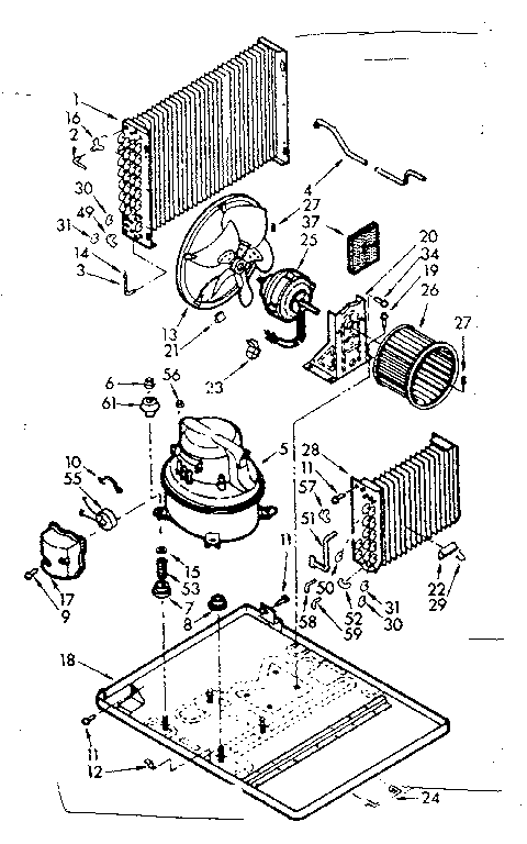 Kenmore 10670225 unit parts diagram