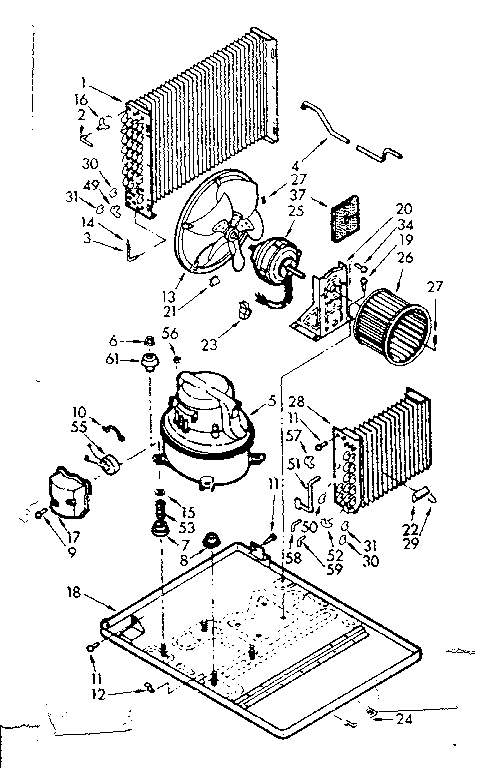 Kenmore 10670226 unit parts diagram
