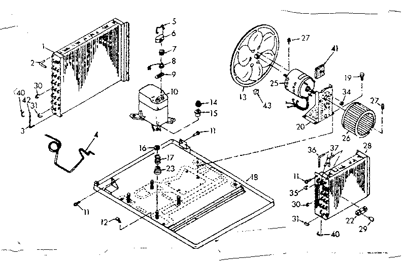 Kenmore 10670620 unit parts diagram