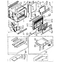Kenmore 10670730 cabinet parts diagram