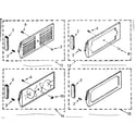 Kenmore 10670730 accessory decorator panel kits diagram