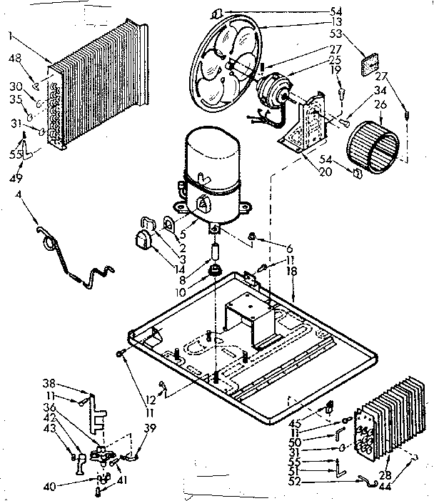 Kenmore 10670740 unit parts diagram