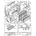 Kenmore 10670806 cabinet parts diagram