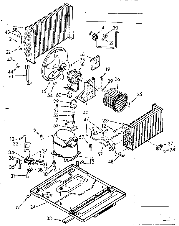 Kenmore 10671210 unit parts diagram