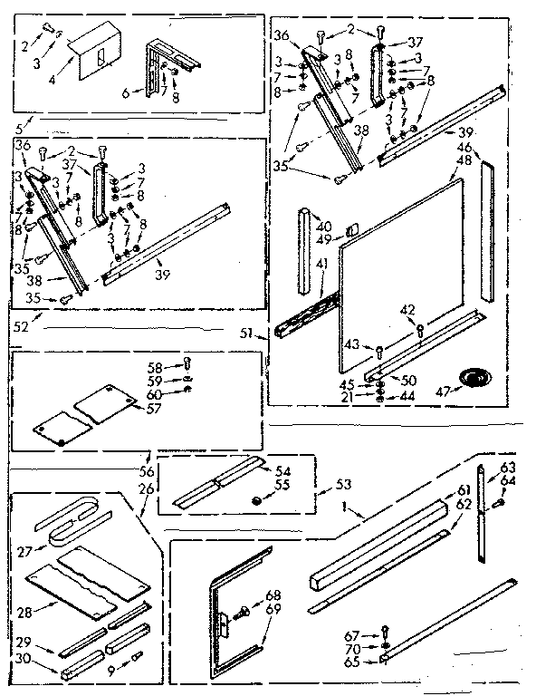 Kenmore 10671210 accessory kit parts diagram