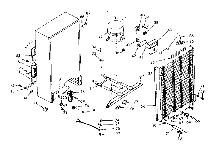 Kenmore 106720241 unit parts diagram